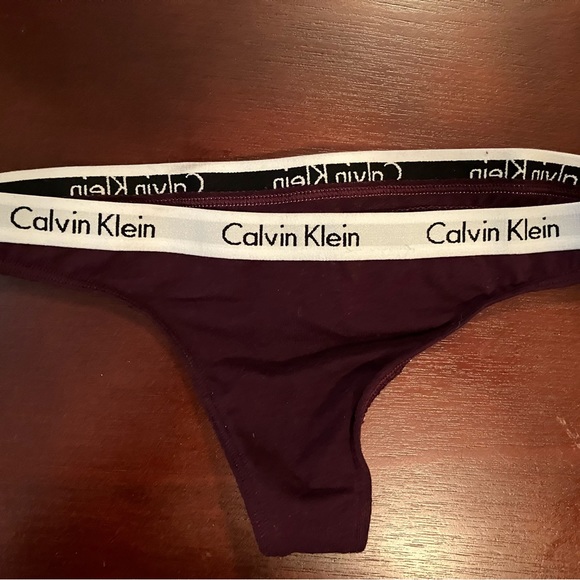 3 NWT Calvin Klein Thongs XS - Picture 6 of 7